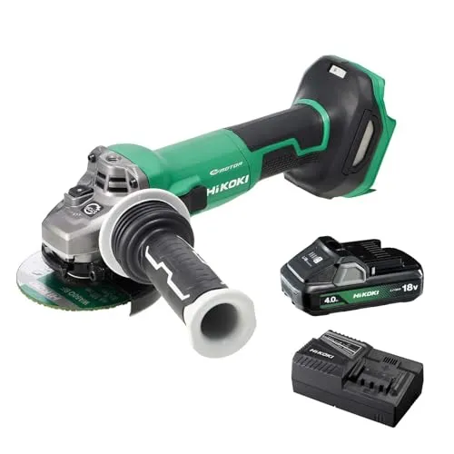 HiKOKI(ハイコーキ) 18V充電式ディスクグラインダ G1810DB(NN) + スターターキット4 セット