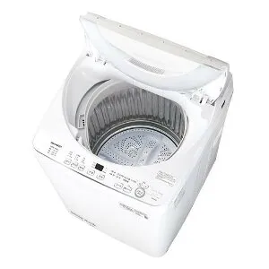 SHARP 6kg全自動洗濯機 ES-GE6K-W ホワイト系 ESGE6KW ※エリア内送料標準設置無料