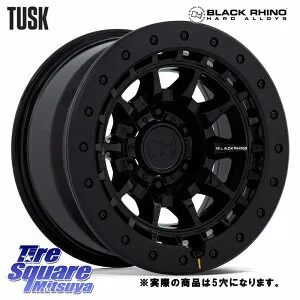 BLACK RHINO TUSK ブラック ホイール 17インチ ブラックライノ◇参考画像 17 X 8.5J +0 5穴 127 ホイールのみ 4本価格 クライスラー ジープ ラングラー JK系 クライスラー ジープ ラングラー JL系