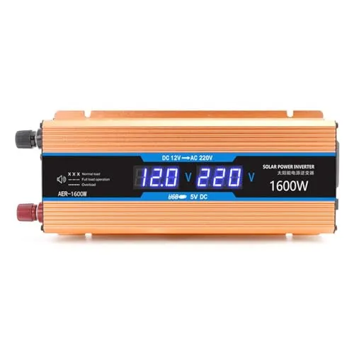 車のハイパワー 2200 ワットインバーター 12V24V48V60V 家庭用バッテリーコンバータ 220V 電圧デュアルデジタルディスプレイ(2200W/12V)