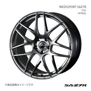 SA27R エスエーニーナナアール デリカD:5 CV2W・4W/FF('09/12～)・CV1W(～'19/2)・5W/4WD アルミホイール1本単品 0074474【19×8.5J 5-114.3 INSET45 PSB】
