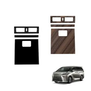 レクサス LM500h version L 6人乗り 対応 リアエアコンキックガード リアエアコン吹き出し口ガーニッシュ センターコンソールリアキックガード インテリアパネル 蹴り防止 レクサス LM500h version L