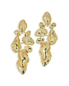 アレクシス ビッター レディース アクセサリー ピアス・イヤリング Alexis Bittar Alexis Bitar Brut Mosaic Statement Earrings Gold ゴールド