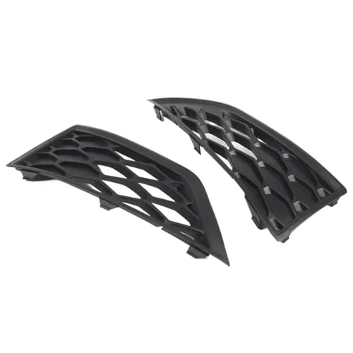 通風 Compatible With Seat For Leon Pre-Facelift 2012 2013 2014 2015 2016 2017 フロントバンパー用フォグランプカバー 1セット OEM:5F0853665C 5F0853666C