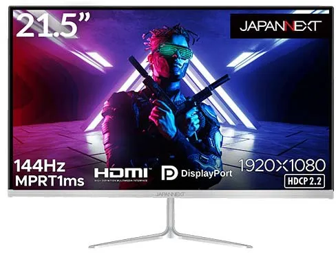 フルHD対応 21.5型ゲーミングモニター 144Hz 2年保証 JN-T215FLG144FHD