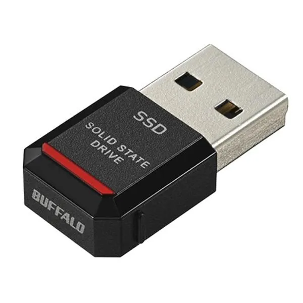 バッファロー（Buffalo） ポータブルSSD 「SSD-PSTU3A」シリーズ SSD-PST500U3-BA