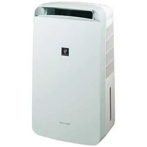 シャープ SHARP 冷風・衣類乾燥除湿機 コンプレッサー方式 13?25畳目安 プラズマクラスター7000 コンパクトクール タンク容量2.5L アイスホワイト CM-T100-W