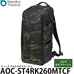 ケンコー・トキナー AOC-ST4RK260MTCF リュック アオスタ SanctuaryIV RK260 マルチカモフラージュ 【送料無料】