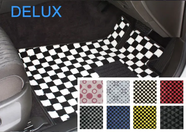 デラックス フロアマット 車種専用タイプ メルセデス・ベンツ Cクラス W203/セダン・ワゴン共通 柄 ベンツC1