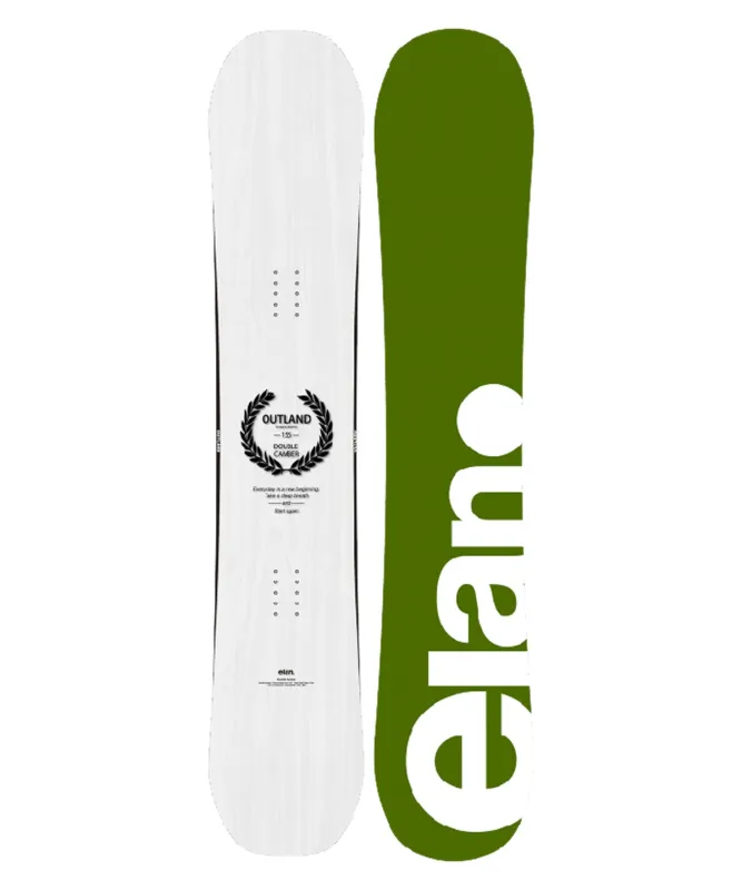 獲得ポイント243pt 【送料無料】エラン(ELAN) スノーボード 板 アウトランド OUTLAND グラトリ オールラウンド 【24-25 2024-2025】 メンズ レディース マットホワイト 151