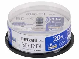 BRV50WPH.20SP [BD-R DL 6倍速 20枚組]