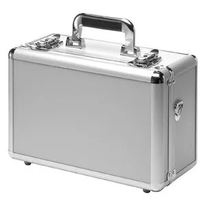 400-HSGS-BOX1K ワイヤレスガイドシステム収納ケース 400-HSGS001/MM-WGS4用 キャリングケース アルミケース 鍵付 ショルダーベルト付 専用収納ケース