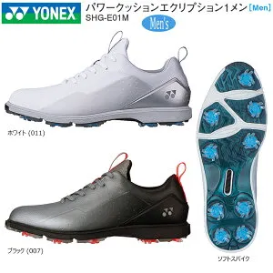 ヨネックス (YONEX) SHG-E01M 2023 パワークッション エクリプション1 メンズ ソフトスパイク ゴルフシューズ