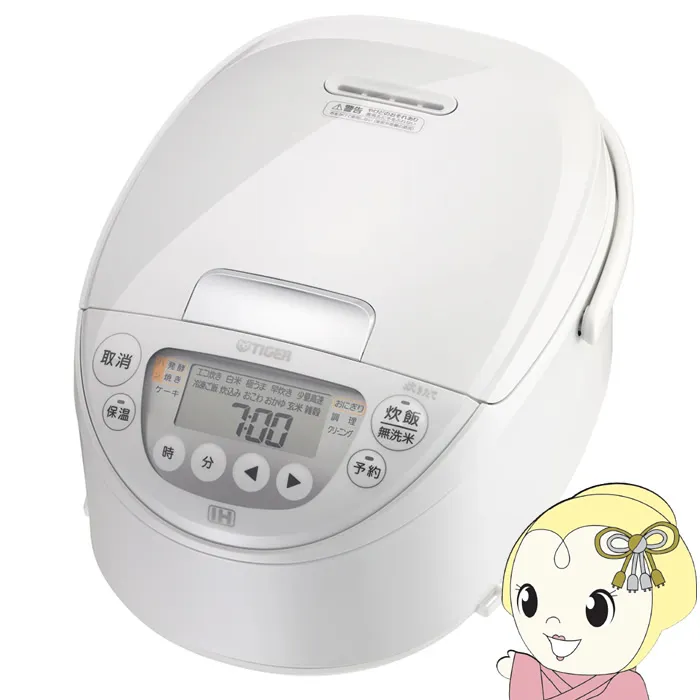 炊飯器 TIGER タイガー IH炊飯ジャー 炊きたて 5.5合炊き ピュアホワイト JPW-M100-WY/srm
