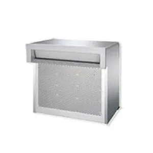 埋め込み郵便ポスト 郵便受け 三協立山アルミポスト 口金ポスト SOV-N50W1型（2ブロックタイプ） シルバー RSI ポスト本体