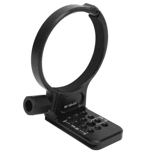 86mm 三脚カラーマウントリング RF 100~400mm F5.6~8 IS USMレンズ用、Ensサポートホルダーブラケット アルカポート用1/4 3/8インチネジ穴付き