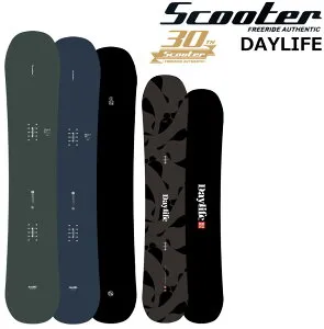 予約商品 26-27 スクーター スノーボード デイライフ SCOOTER DAYLIFE キャンバー パウダー オールマウンテン 正規品 27Snow スノーボード 板