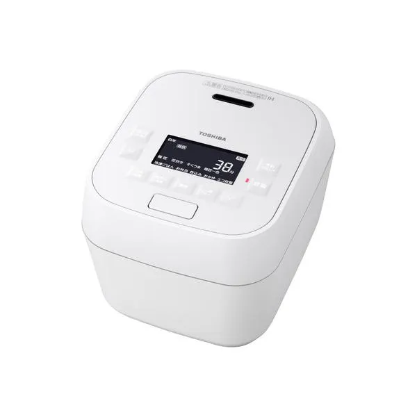 東芝 RC-6MGX(W) 真空IH炊飯器 炎 匠炊き 3.5合炊き ミルキーホワイト