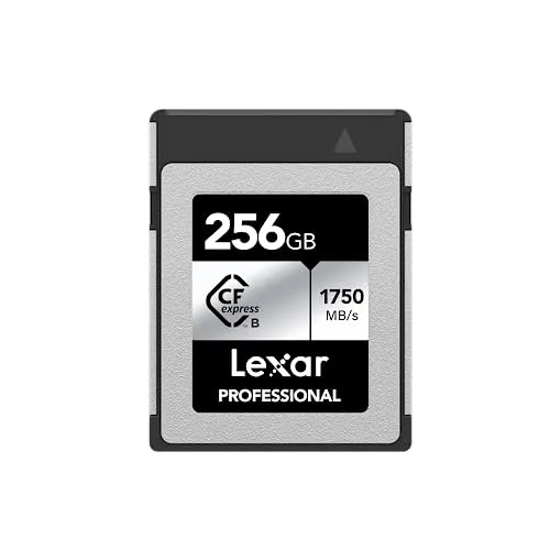 Lexar Professional CFexpress Type-B SILVER 最大読み出し1750MB/s 最大書き込み1300MB/s 国内メーカーサポート可 メーカー保証10年 国内正規品 256GB