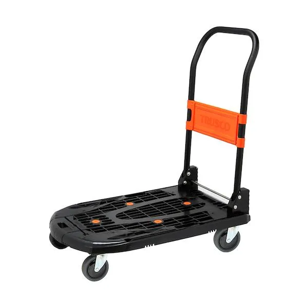 トラスコ 樹脂台車 カルティオ ブラック MPK-780-BK