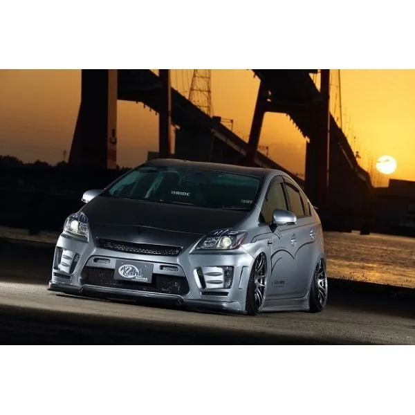 クール レーシング プリウス 30系 フロントバンパー SG Ver.1 ストロンググレード FRP 塗り分け塗装 KUHL RACING 30R-SS