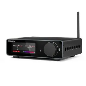 AIYIMAA80【更新バージョン】TPA3255デコードアンプHIFI2.0チャネルQCC3034Bluetooth5.1パワーアンプ300W*2(4Ω)ステレオアンプPFFB