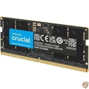 【5日最大1500円クーポン】Crucial RAM 32GB DDR5 5600MHz (または5200MHzまたは4800MHz) ノートパソコンメモリ CT32G56C46S5。