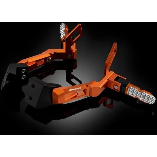 BIKERS バイカーズ タンデムステップセット カラー：ライトゴールド DUKE200 DUKE390 KTM タンデムステップ・タンデムブラケット ステップ 足回り