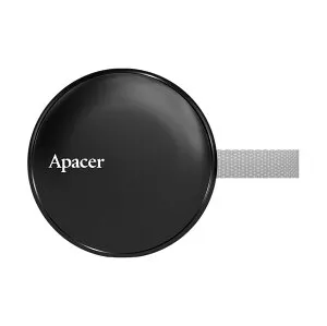 Apacer AS725 MagSafe対応 ポータブル 外付 SSD 256GB USB3.2 Gen2 USB-C リード／ライト 最大1,000MB/s AP256GAS725B-1