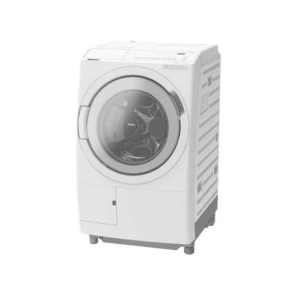 洗濯機 12kg ドラム式洗濯乾燥機 左開きタイプ 日立 BD-SV120ML(W) ホワイト 自動投入 らくメンテ 大容量