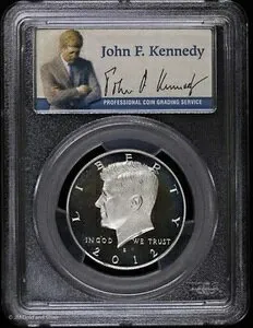 2012 S 50セント プルーフ ケネディ ハーフ 1/2 ドル PCGS PR 69 DCAM (PF) ディープカメオ