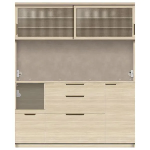 [幅160cm×奥行50cm] パモウナ キッチンボード NW ＮＷＡ－１６００Ｒ ＳＮ シルキーナット (配送員設置)