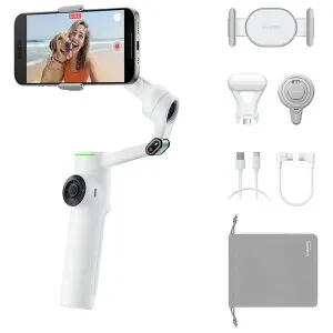 Insta360 スマートフォン用ジンバル「Insta360 Flow 2 Pro」クリエイターキット （サミット・ホワイト） CINSABQB-FLOW205