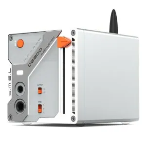 LIN.LIN.LIN SMSL DS300 バランス DAC ヘッドホン アンプ 3000mWx2 ES9039Q2M チップ搭載 6.35mm & 4.4mm ヘッドフォンアンプ MQA MQA-CD XMOS XU-316 32bit/768kHz DSD512 オーディオ デコーダー USB/光/同軸/BT入力 XLR/RCA