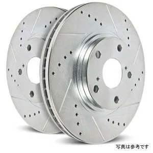 【USA在庫あり】 Power Stop 01年-03年 フォード Explorer Sport フロント Evolution Drilled & Slotted ローター - 2個 psbAR8585XPR HD店