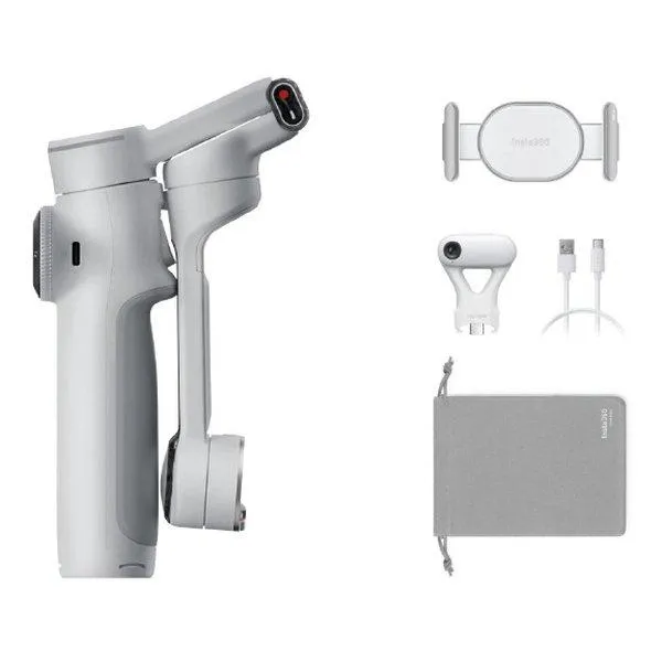 Insta 360 インスタ360 Flow 2 Pro AI トラッカーバンドル ストーングレー CINSABQB-FLOW226(2657654)