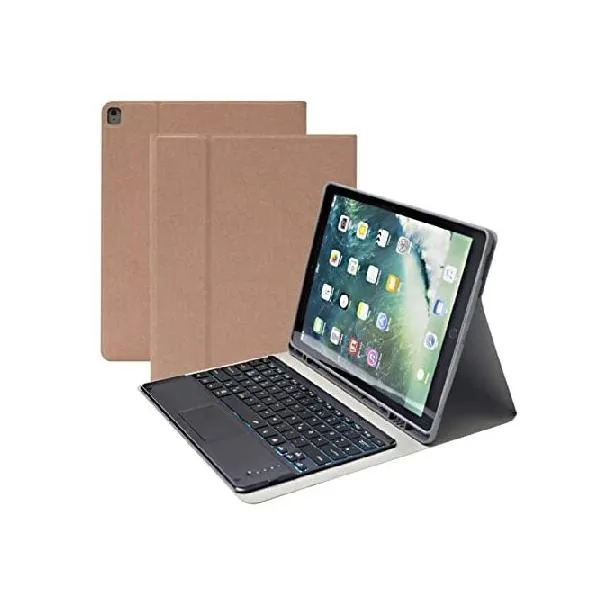 GYSDCAZ Keyboard Case for iPad Pro 12.9-Inch 2017/2015 (Old Model, 2Nd ＆ 1St Generation), [7 Color Backlit] Magnetically Detachable Wireless_並行輸入