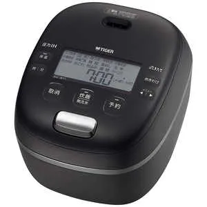 タイガー TIGER 炊飯器 3.5合 炊きたて 圧力IHジャー ご泡火炊き オフブラック JRI-C060KO