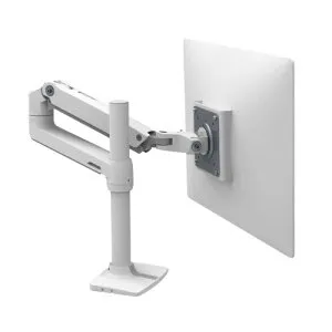 ERGOTRON エルゴトロン LX モニターアーム デスクマウント 長身ポール ロングポール ホワイト/白 34インチ(3.2~11.3kg)まで VESA規格対応 45-537-216