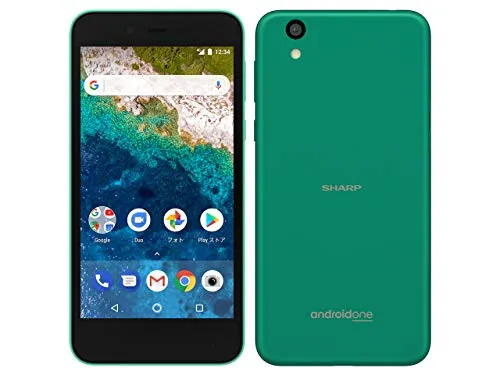 SHARP Ymobile ワイモバイル Android One S3 ターコイズ 白ロム