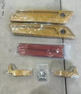 OS&D アドバンブラック ブラック ヒルズ ゴールド リッド レバー & ラッチ カバー セット キット 14+HD 用 OS&D ADVANBLACK Black Hills Gold LID LEVER & LATCH COVER SET KIT FOR 14+HD 【並行輸入品】