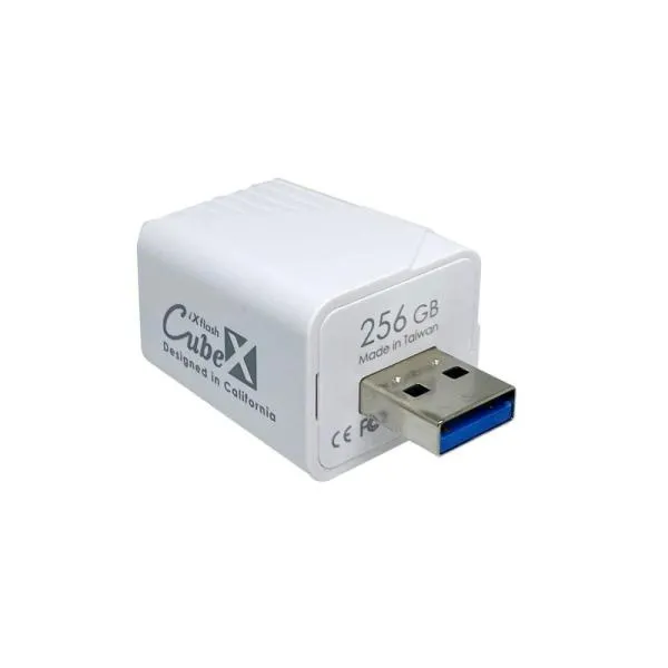 PIODATA iXflash Cube 256GB iphone ipad 対応 フォト ストレージ デバイス MFi認証 USB Typ