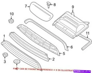 フードベントトリム MINI 51137155597用の本物のOEMフードスクープ Genuine OEM Hood Scoop for Mini 51137155597【並行輸入品】