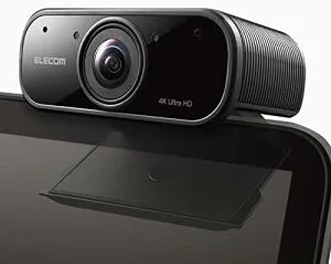 【ポイント2倍】 【クーポン付】 エレコム Webカメラ 4K対応 830万画素 5倍デジタルオートズーム機能 Full HD(60fps) ノイズキャンセリング レンズカバー付 ブラック UCAM-CX80FBBK