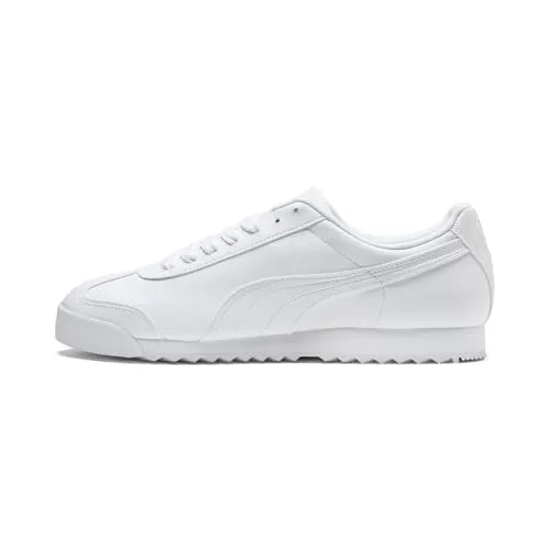 (10 D(M) US, White/Light Gray) - PUMA Men's Roma Basic Sneaker [並行輸入品]