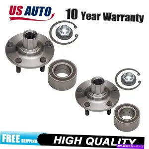 Wheel Hub Bearing 2PCSフロントホイール＆ベアリングハブフィット2010 2011- 2013 Ford Transit Connect 5ラグ 2pcs Front Wheel & Bearing Hub fit 2010 2011 - 2013 Ford Transit Connect 5 Lugs【並行輸入品】