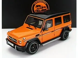 MERCEDES BENZメルセデスベンツG-CLASS G63 AMG (W463) V8 BITURBO 2017 - SUNSET ORANGE /ALMOST-REAL 1/18 ミニカー