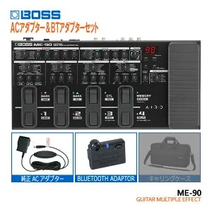 BOSS マルチエフェクター ME-90 純正アダプター＆BT-DUALセット ボス エフェクター