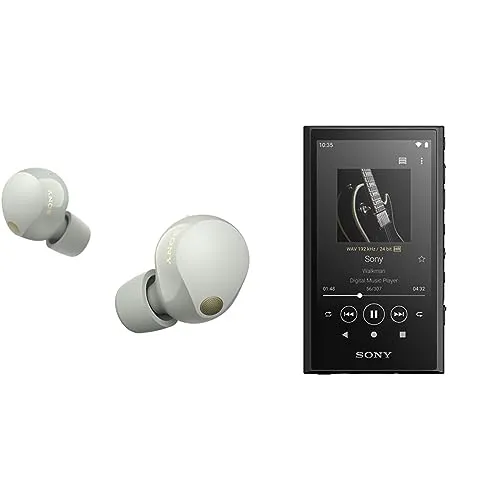 ソニー(SONY)【WF-1000XM5 プラチナシルバー と ウォークマン NW-A306 セット 】 ヘッドホンと合わせて音楽プレーヤーにもこだわりたい方に。WF-1000XM5 プラチナシルバー + ウォークマン NW-A306 ブラック