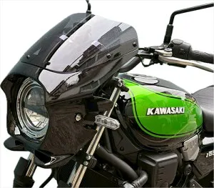 バイクパーツ()Z650RS専用ビキニカウル キャンディエメラルドグリーン ショートクリア YR-B001-CEG-SCFRP カスタム Kawasaki カワサキ 4595559109046